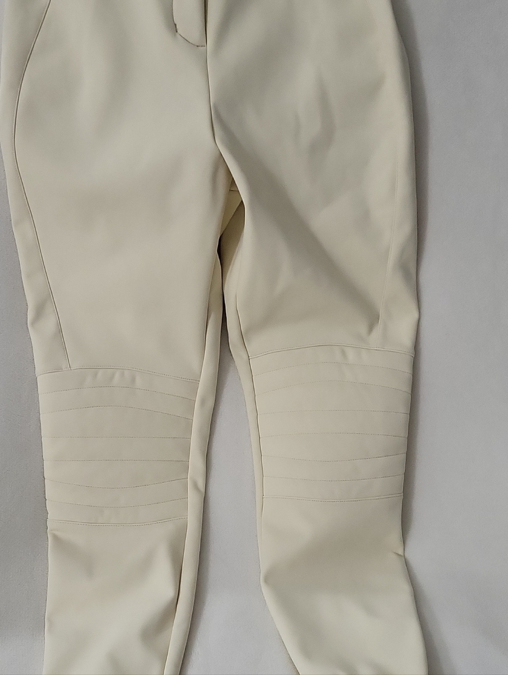 ASOS 4505 Ski & Snow Ivory Women's Snow Pants US 4 Lined Stirrups Cream Color - Picture 5 of 13